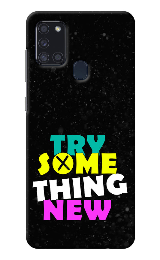 Try Something New Samsung A21s Back Cover