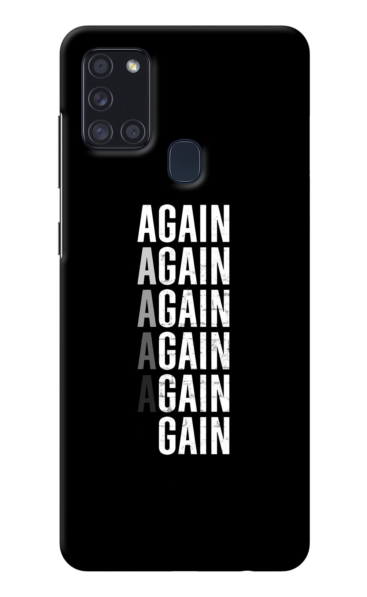 Again Again Gain Samsung A21s Back Cover