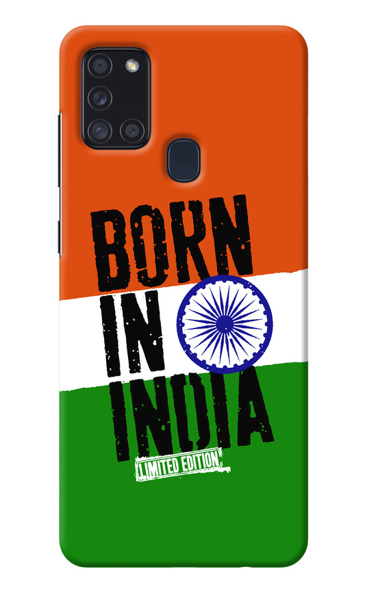 Born in India Samsung A21s Back Cover