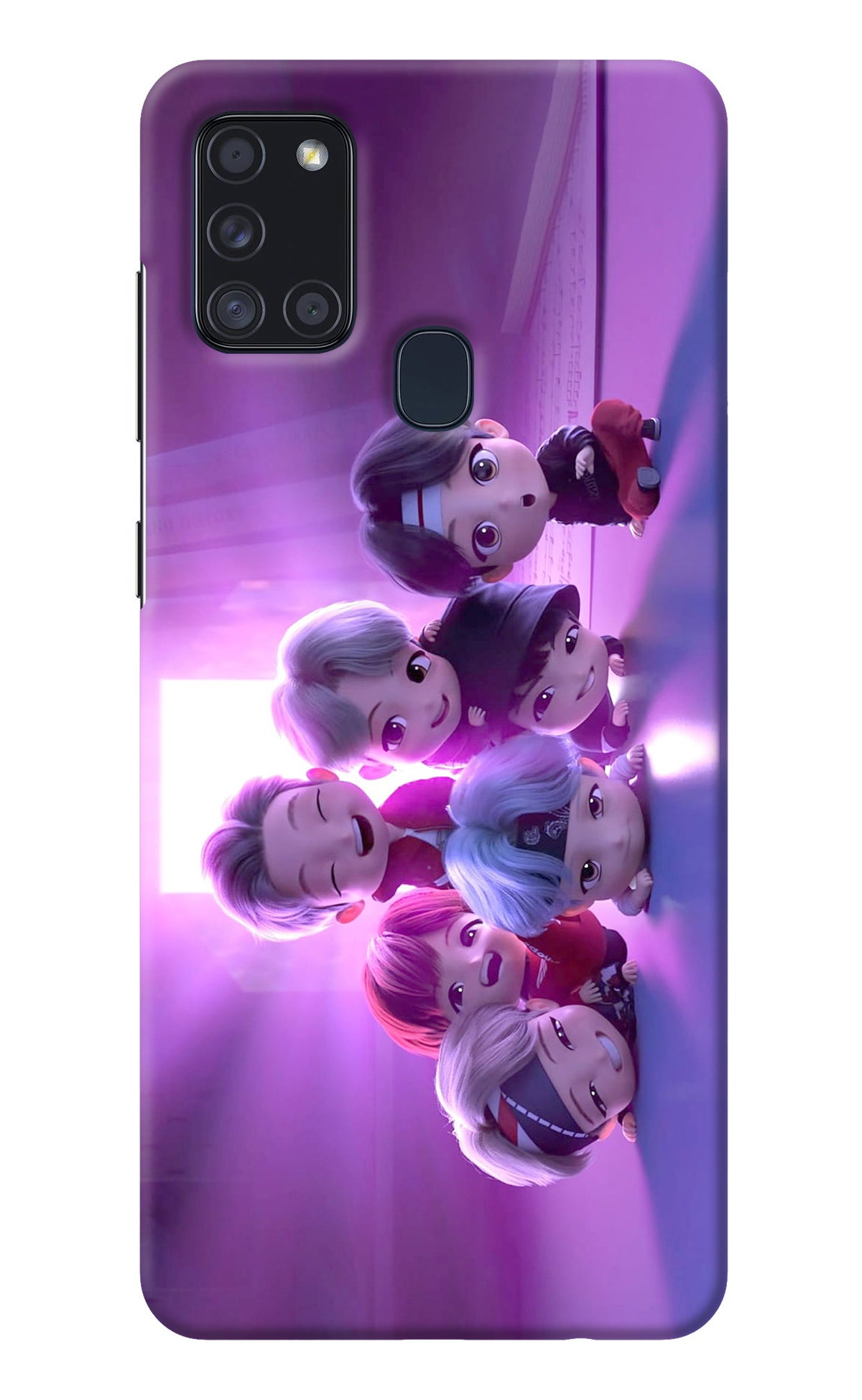 BTS Chibi Samsung A21s Back Cover