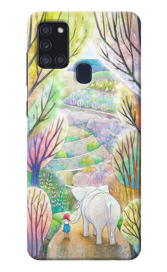 Nature Painting Samsung A21s Back Cover
