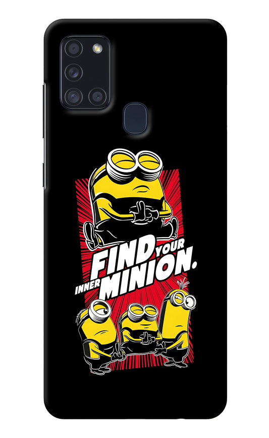 Find your inner Minion Samsung A21s Back Cover