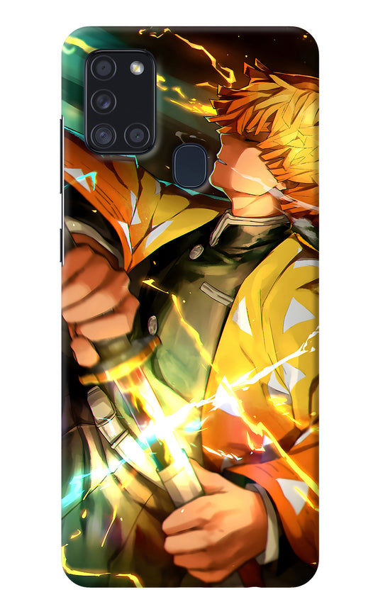 Demon Slayer Samsung A21s Back Cover