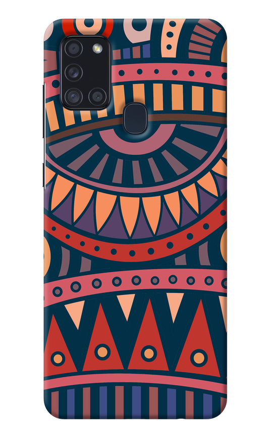 African Culture Design Samsung A21s Back Cover