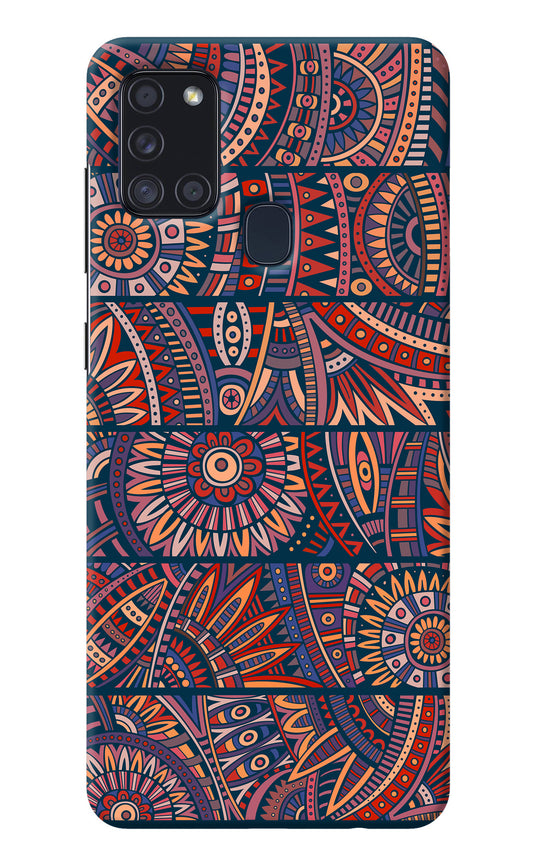 African Culture Design Samsung A21s Back Cover