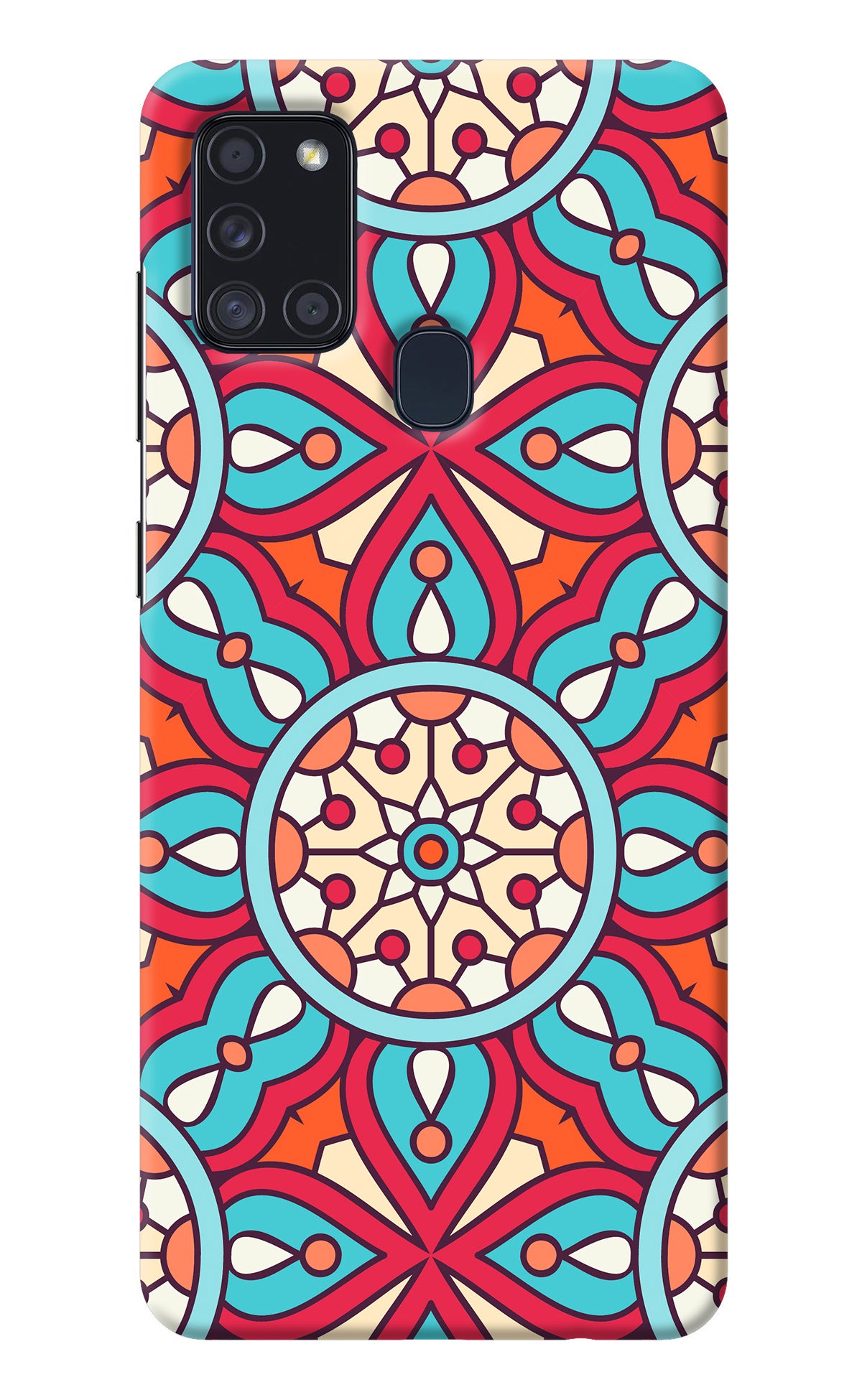 Mandala Geometric Samsung A21s Back Cover