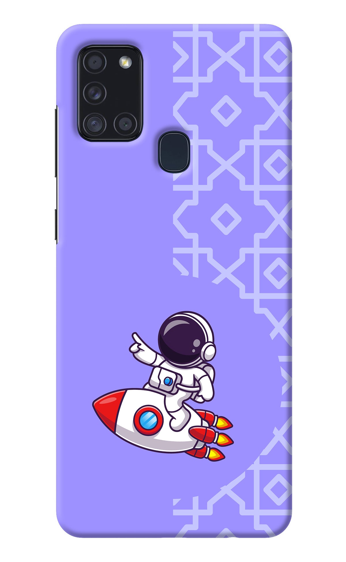 Cute Astronaut Samsung A21s Back Cover