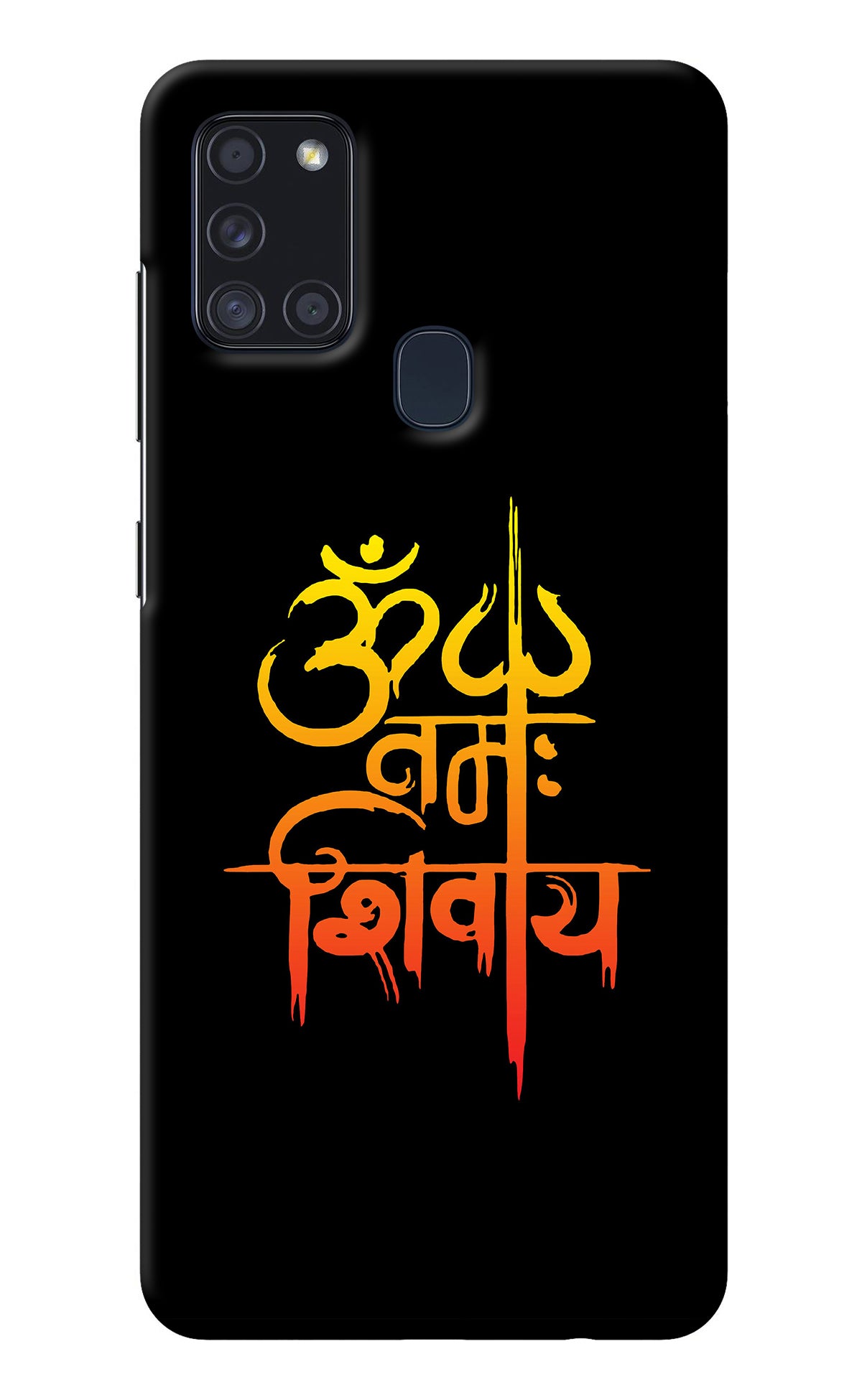 Om Namah Shivay Samsung A21s Back Cover