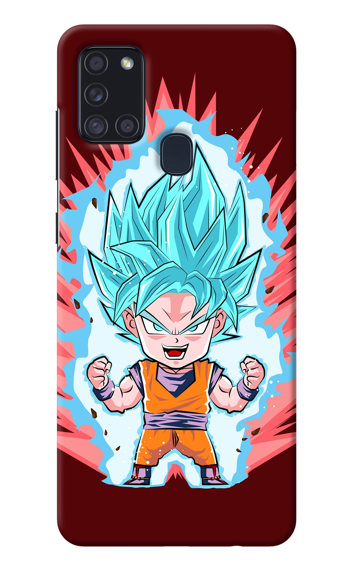 Goku Little Samsung A21s Back Cover
