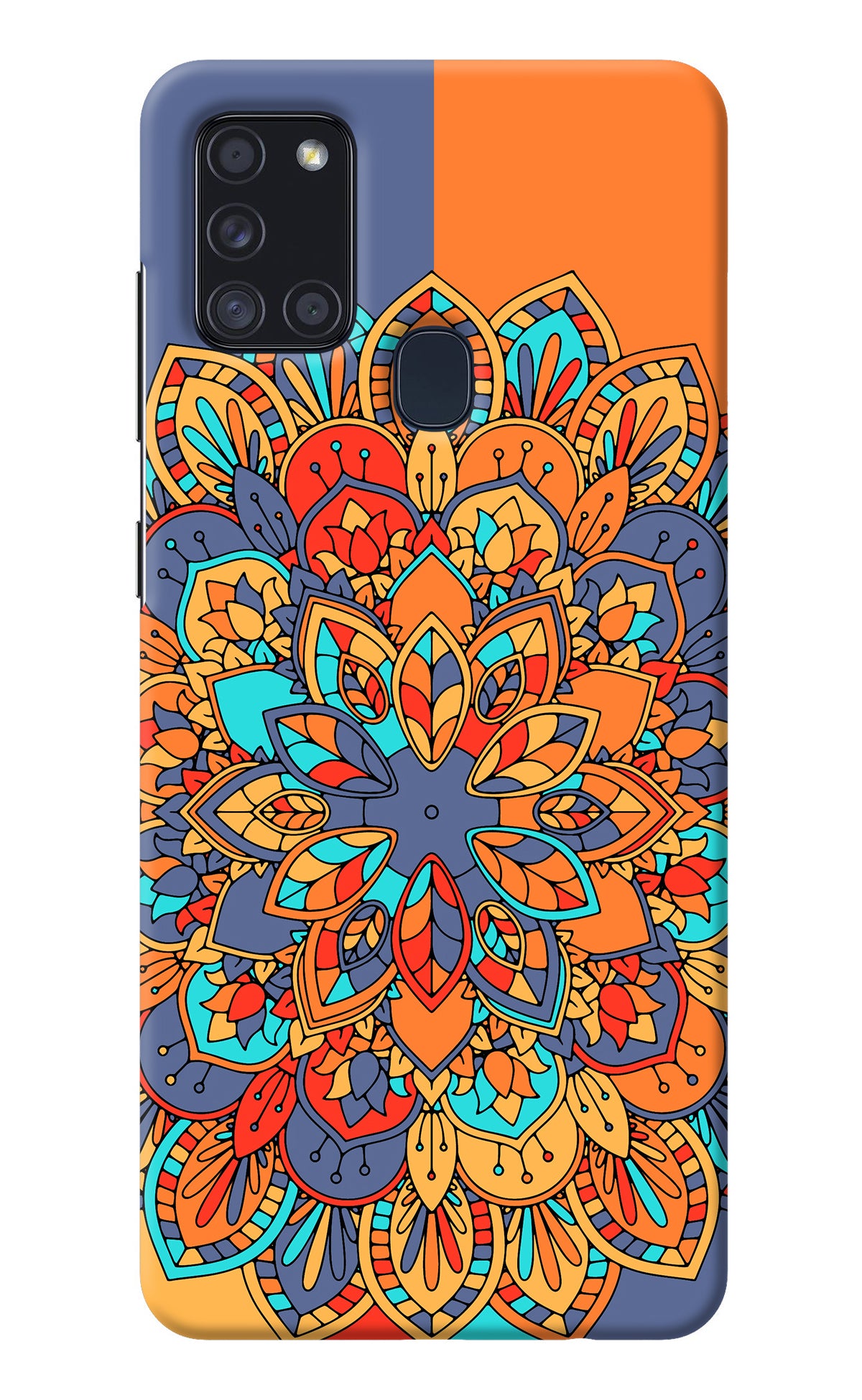 Color Mandala Samsung A21s Back Cover