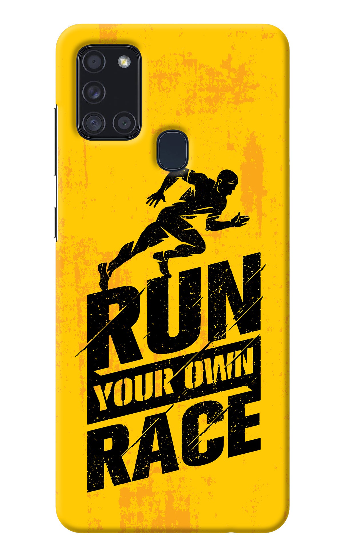 Run Your Own Race Samsung A21s Back Cover
