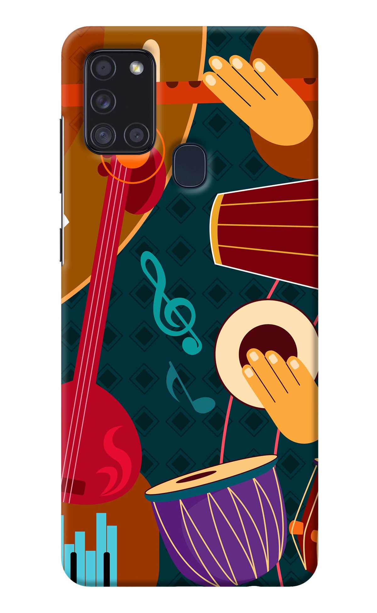 Music Instrument Samsung A21s Back Cover