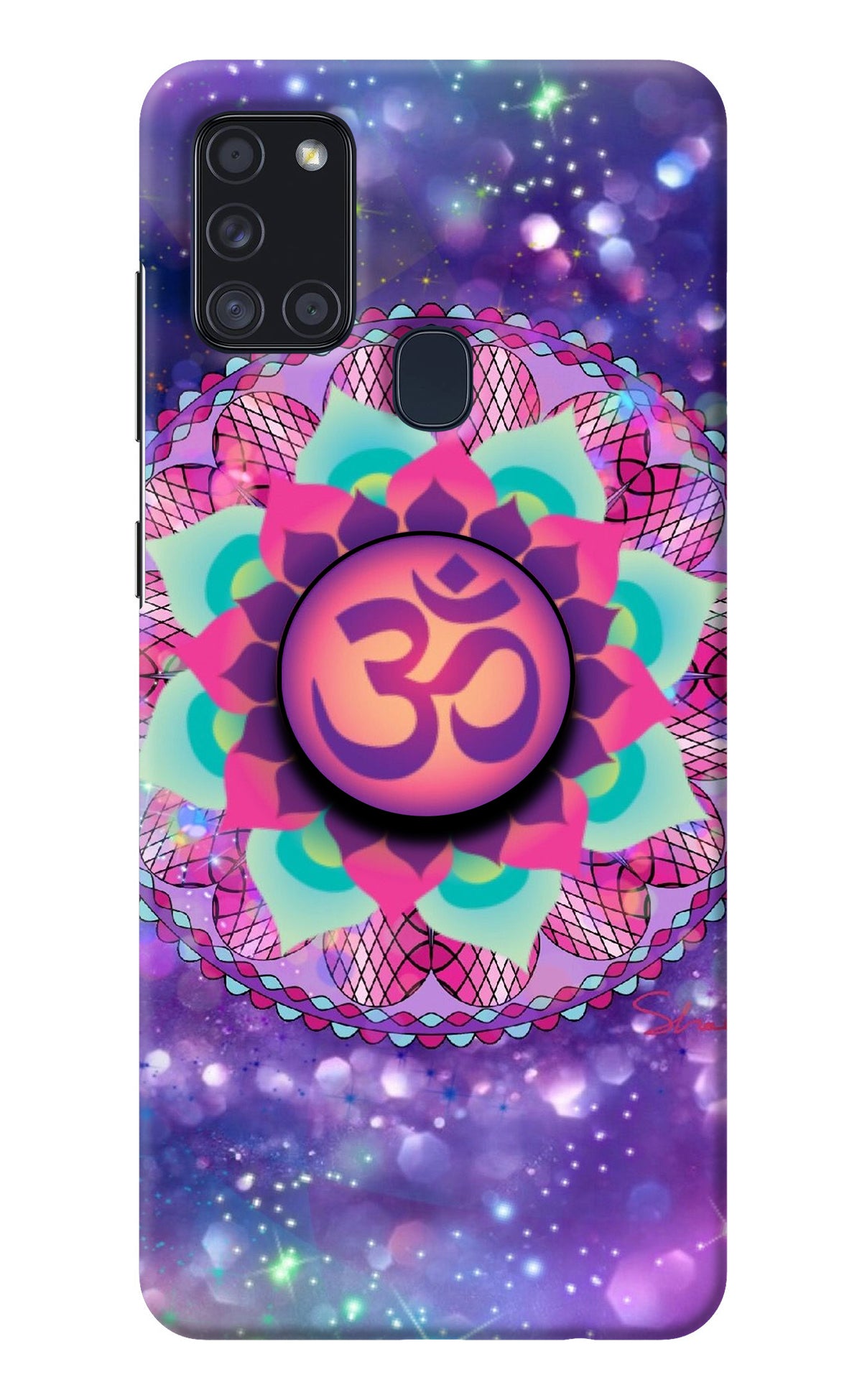 Om Purple Samsung A21s Pop Case