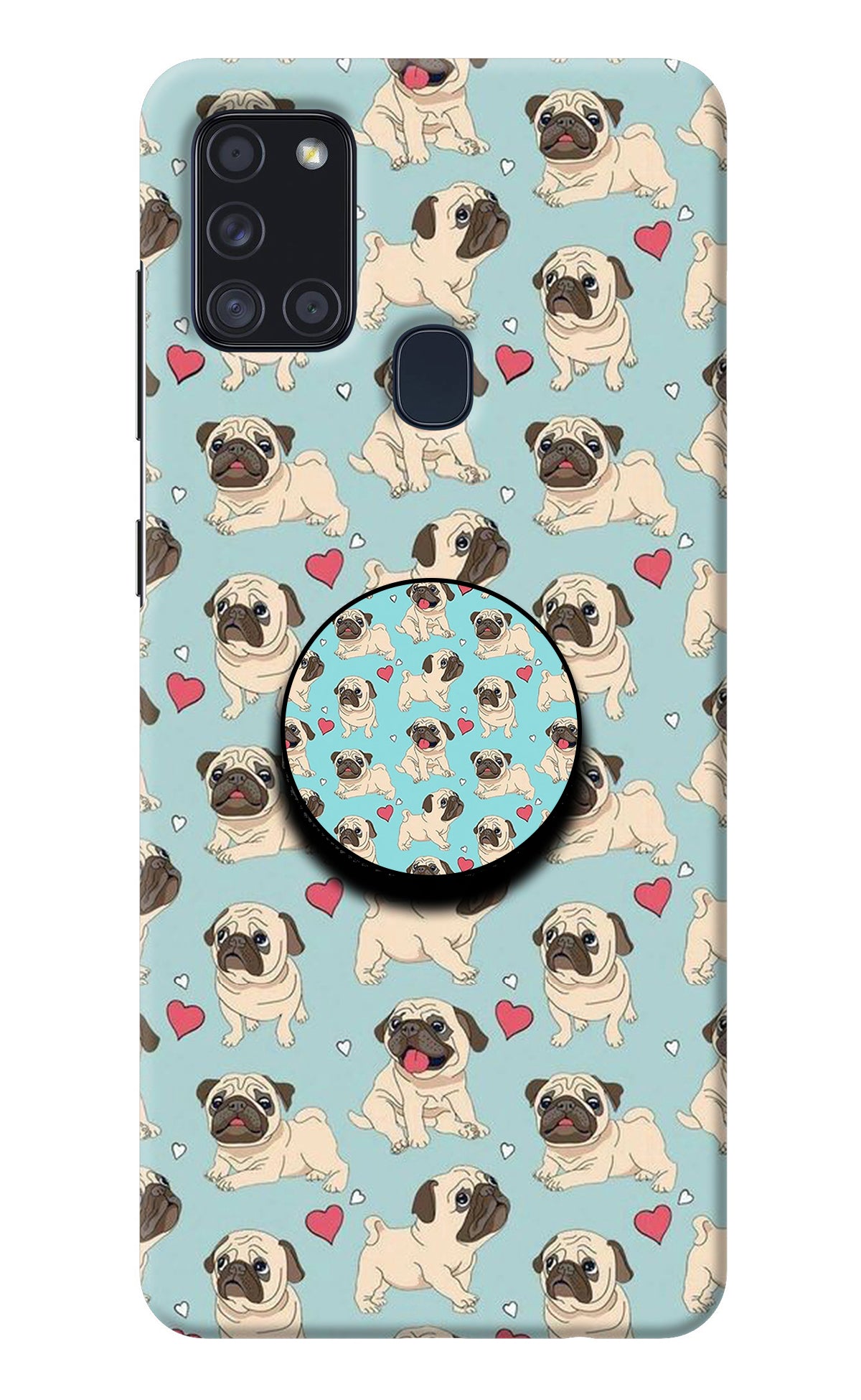 Pug Dog Samsung A21s Pop Case