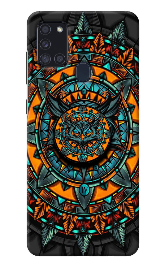 Angry Owl Samsung A21s Pop Case
