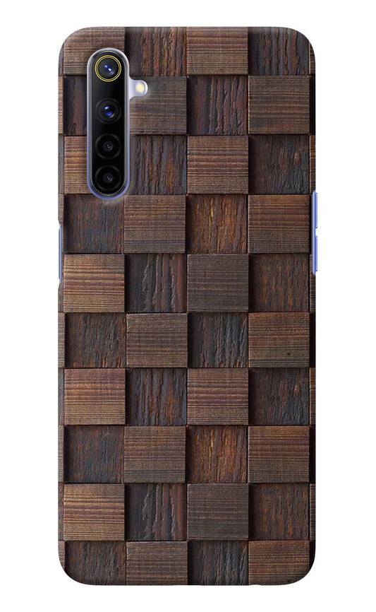 Wooden Cube Design Realme 6/6i Back Cover