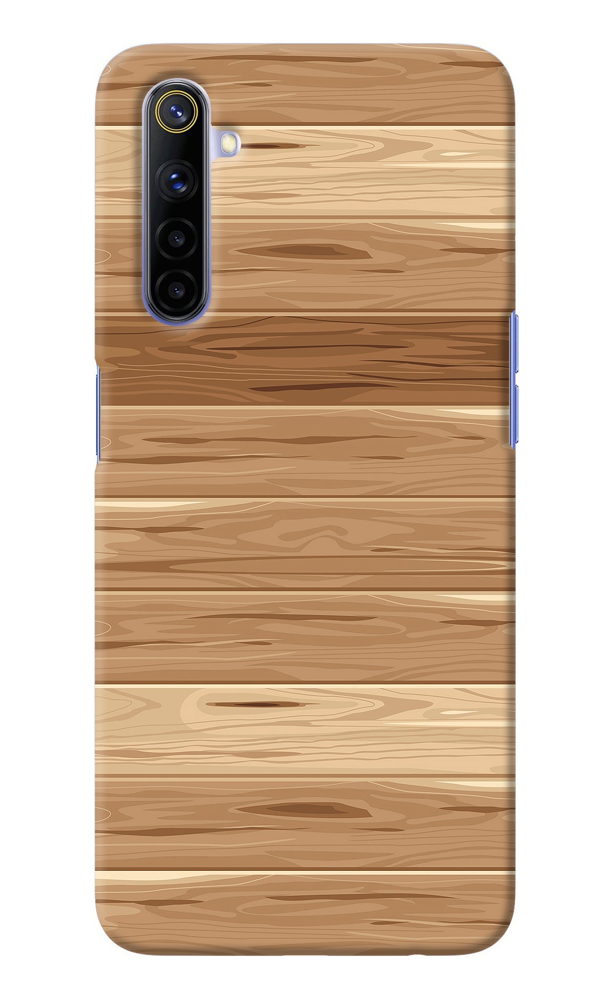 Wooden Vector Realme 6/6i Back Cover