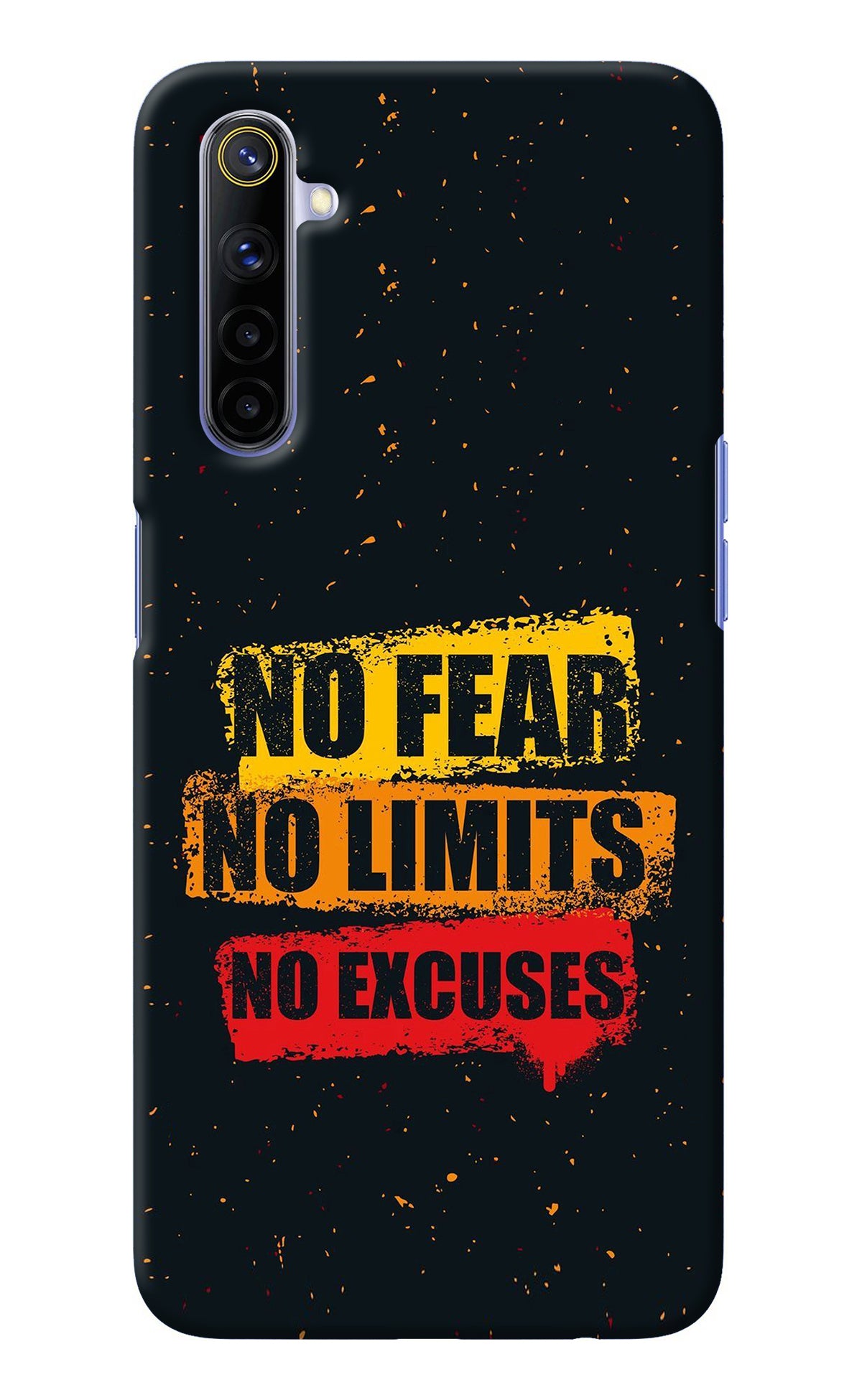 No Fear No Limits No Excuse Realme 6/6i Back Cover