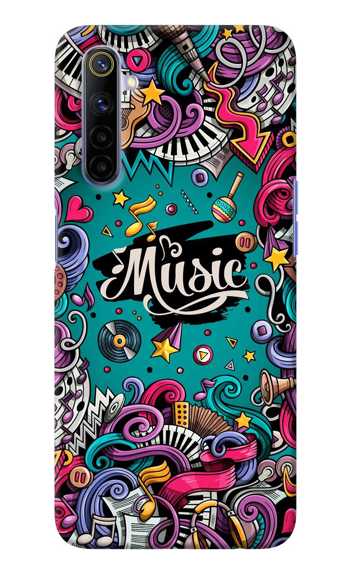 Music Graffiti Realme 6/6i Back Cover