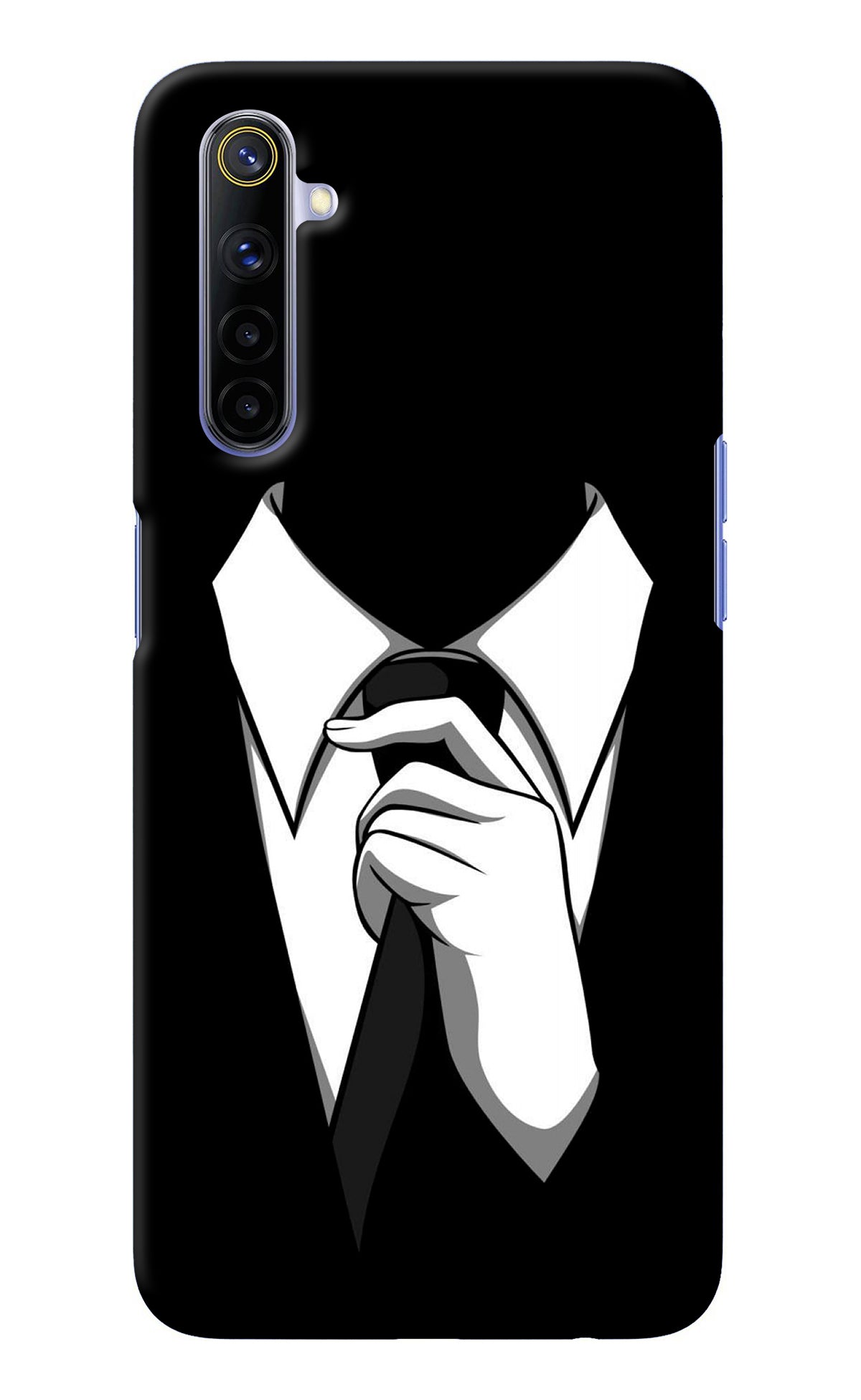 Black Tie Realme 6/6i Back Cover