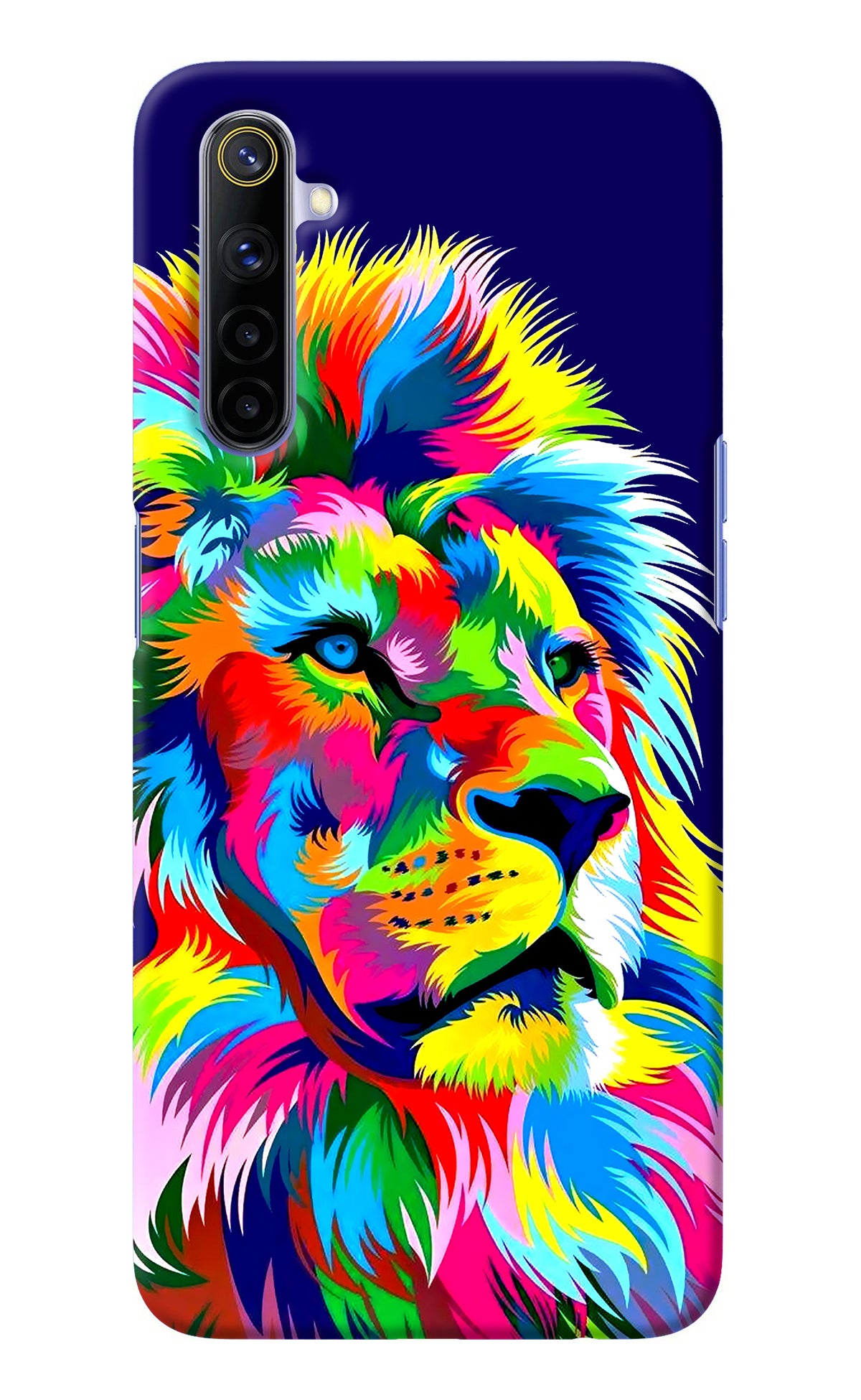 Vector Art Lion Realme 6/6i Back Cover