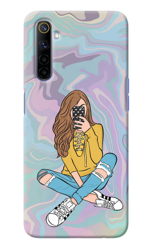 Selfie Girl Realme 6/6i Back Cover