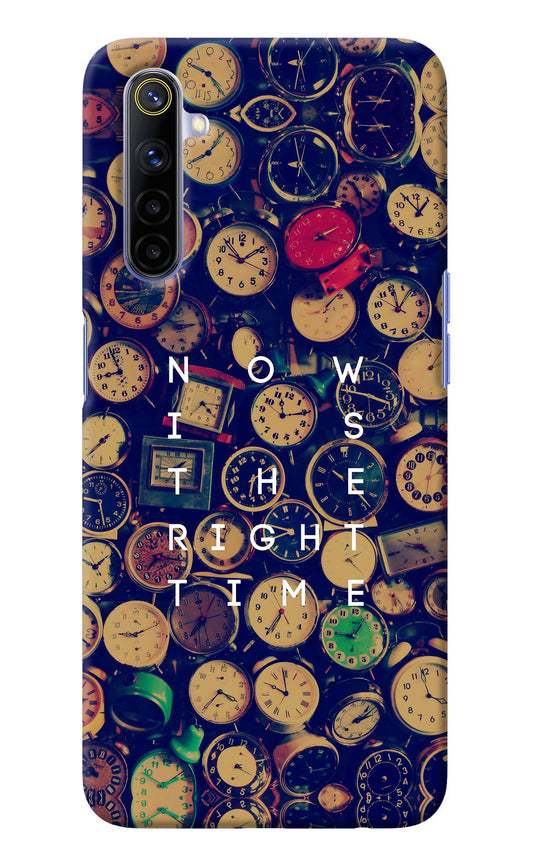Now is the Right Time Quote Realme 6/6i Back Cover