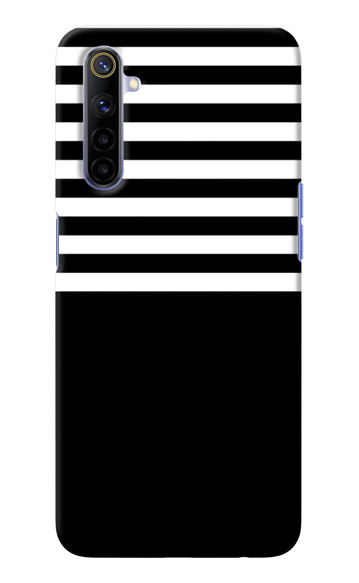 Black and White Print Realme 6/6i Back Cover