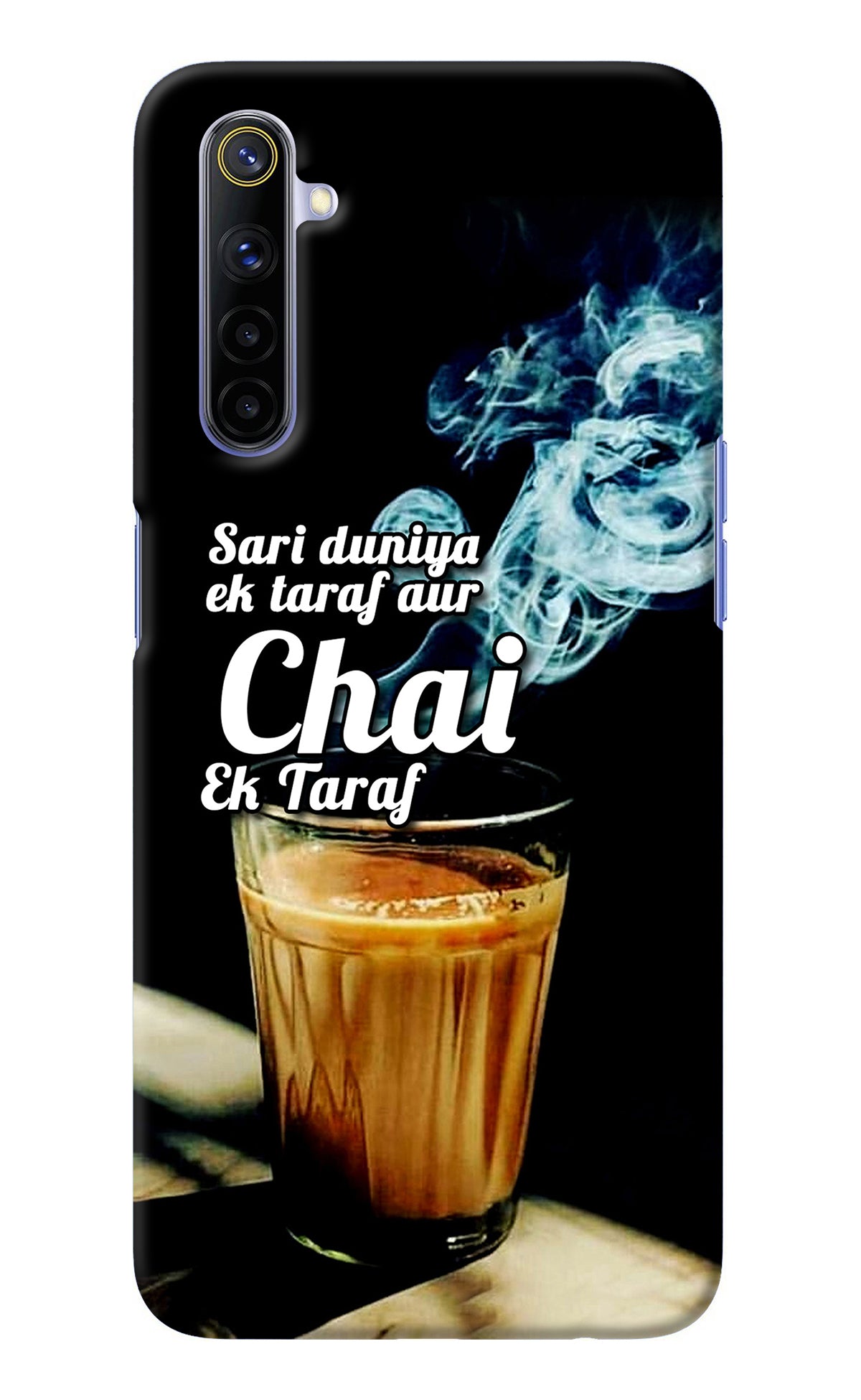 Chai Ek Taraf Quote Realme 6/6i Back Cover