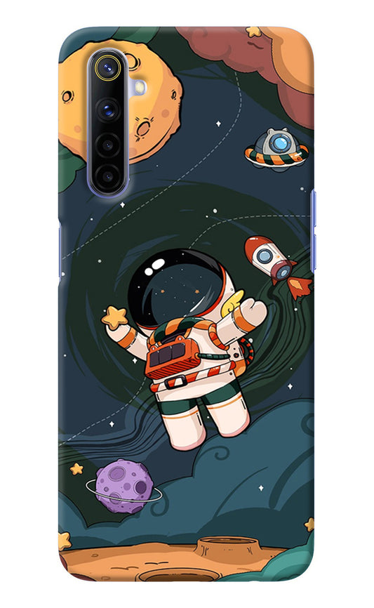 Cartoon Astronaut Realme 6/6i Back Cover