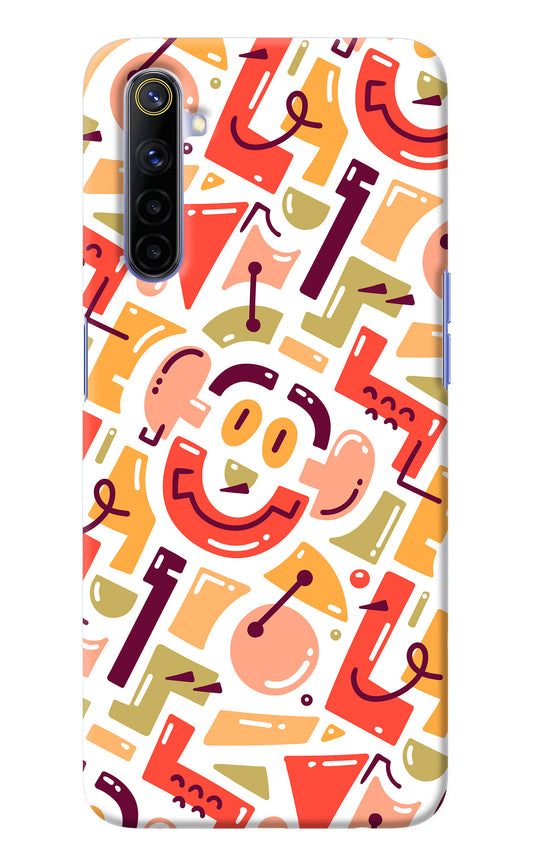 Doodle Pattern Realme 6/6i Back Cover