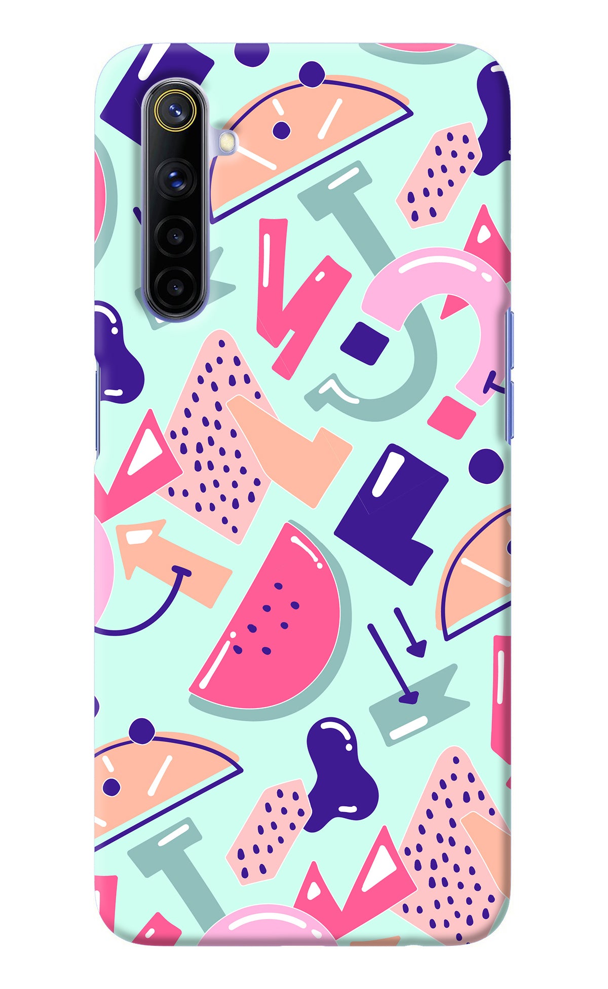 Doodle Pattern Realme 6/6i Back Cover