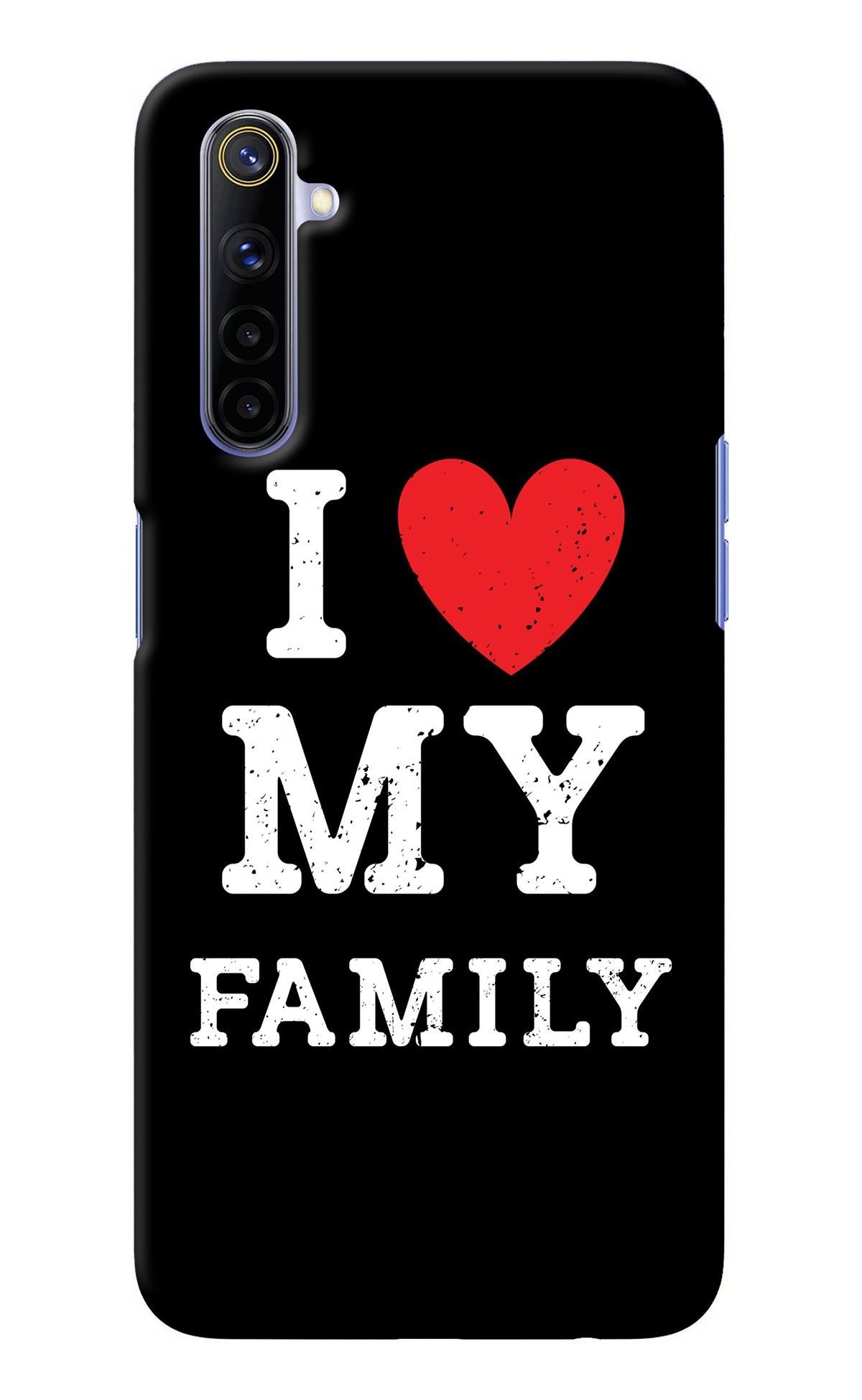 I Love My Family Realme 6/6i Back Cover