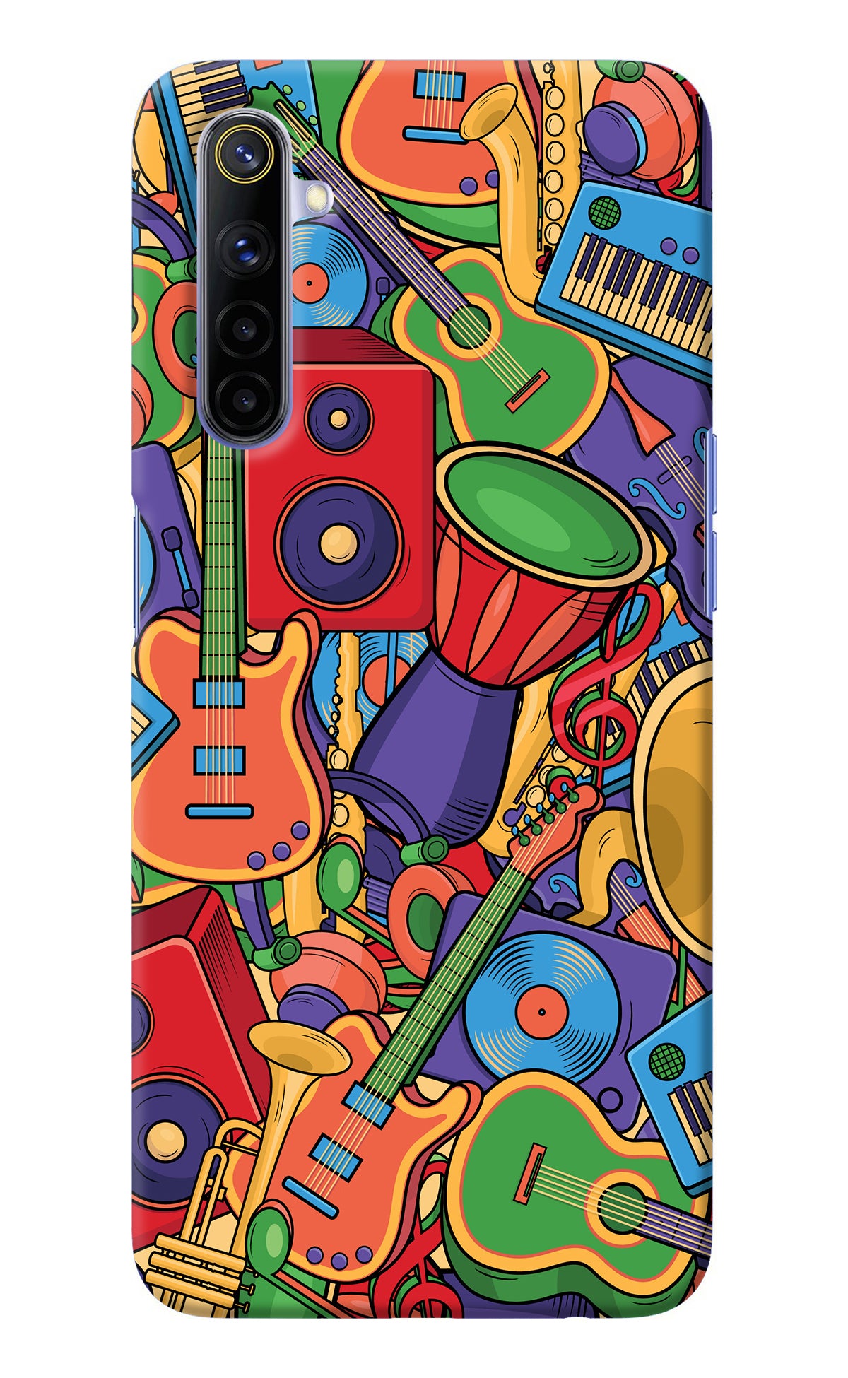 Music Instrument Doodle Realme 6/6i Back Cover