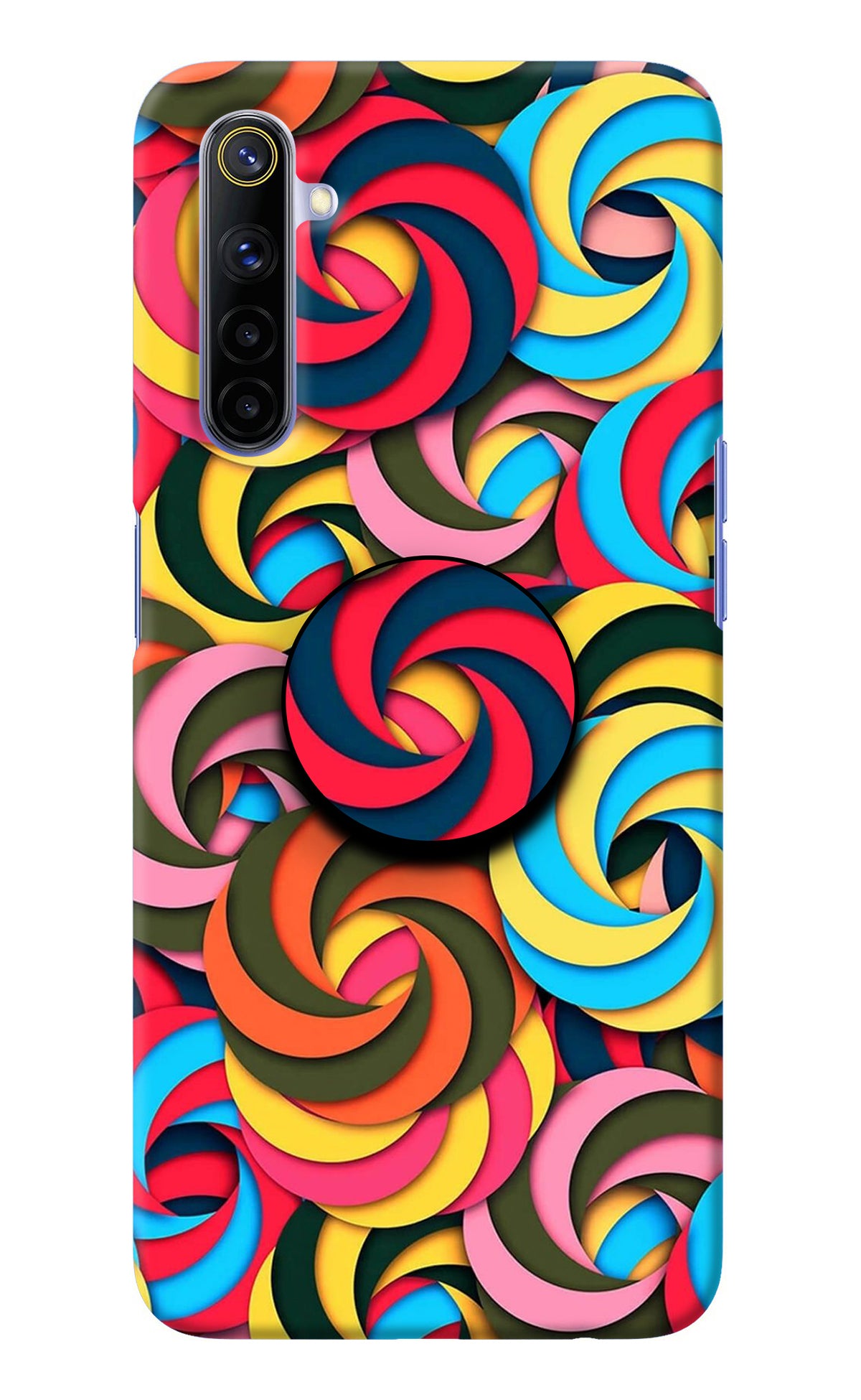 Spiral Pattern Realme 6/6i Pop Case