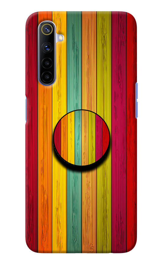 Multicolor Wooden Realme 6/6i Pop Case