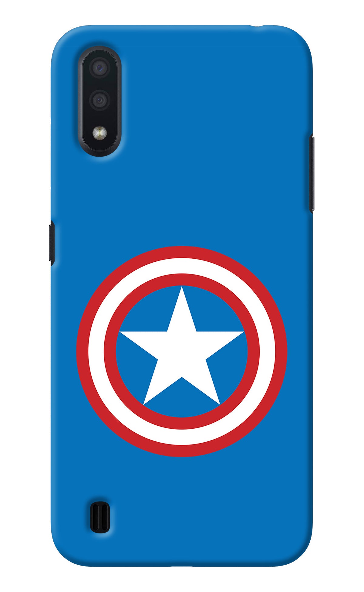 Captain America Logo Samsung M01 Back Cover