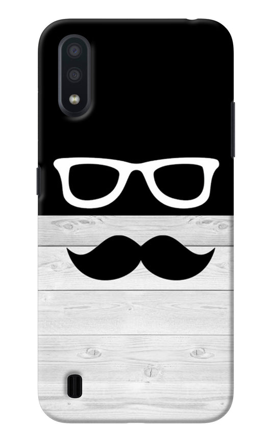 Mustache Samsung M01 Back Cover