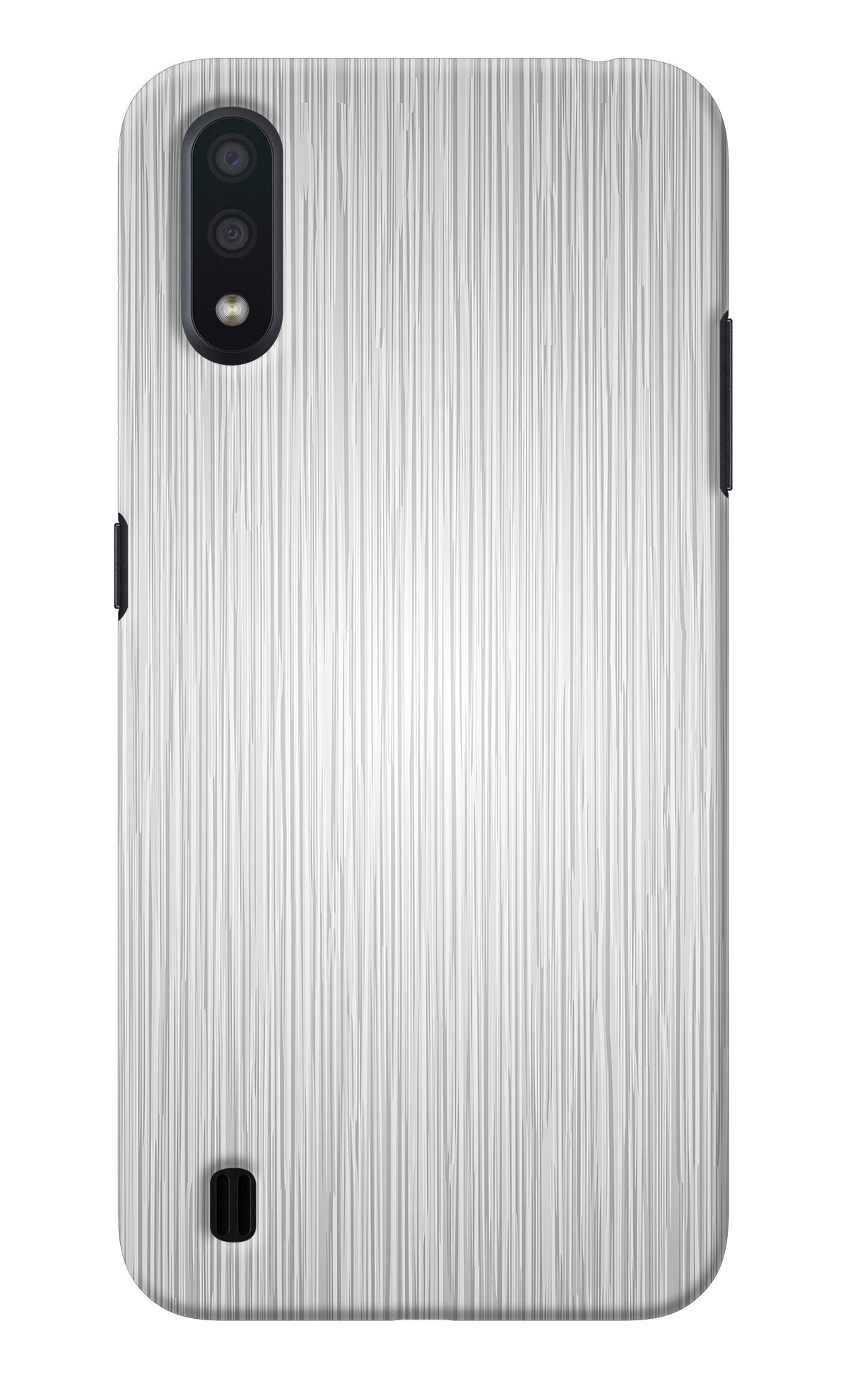 Wooden Grey Texture Samsung M01 Back Cover