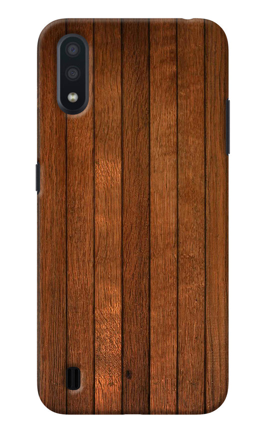 Wooden Artwork Bands Samsung M01 Back Cover