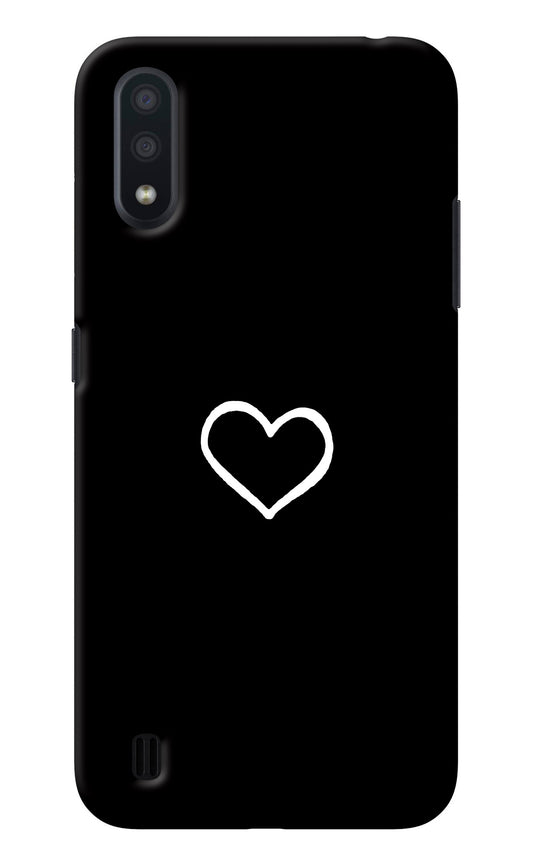 Heart Samsung M01 Back Cover