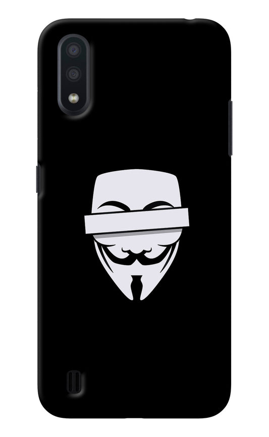 Anonymous Face Samsung M01 Back Cover