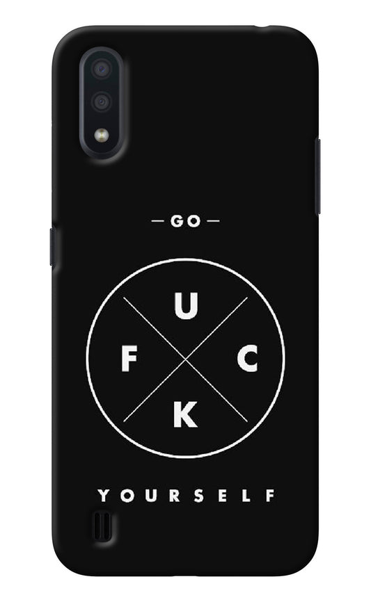 Go Fuck Yourself Samsung M01 Back Cover