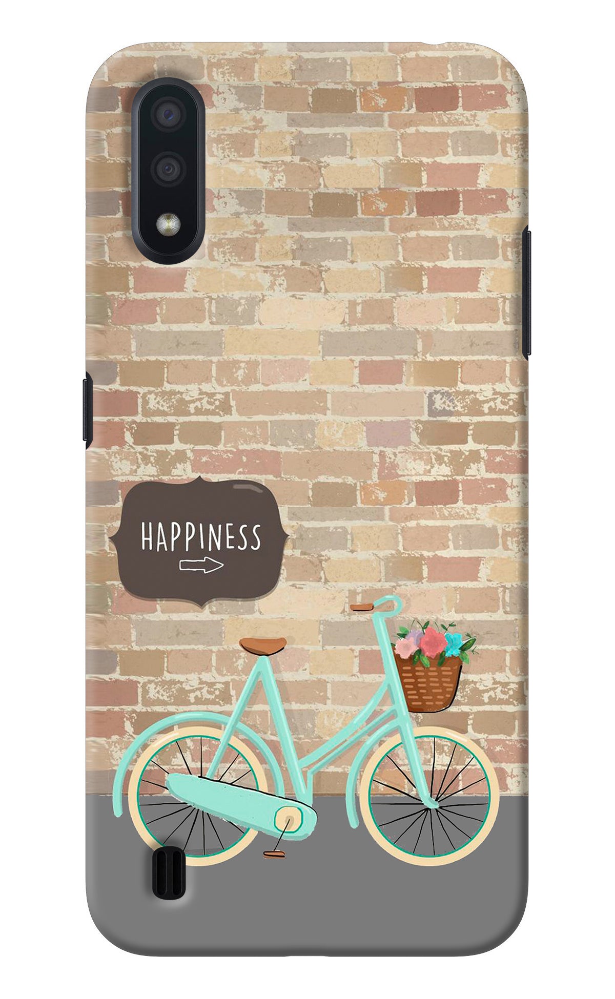 Happiness Artwork Samsung M01 Back Cover