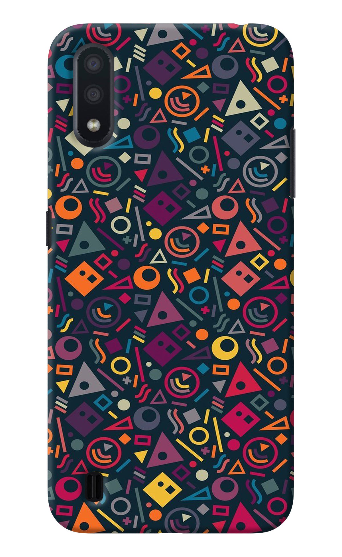 Geometric Abstract Samsung M01 Back Cover