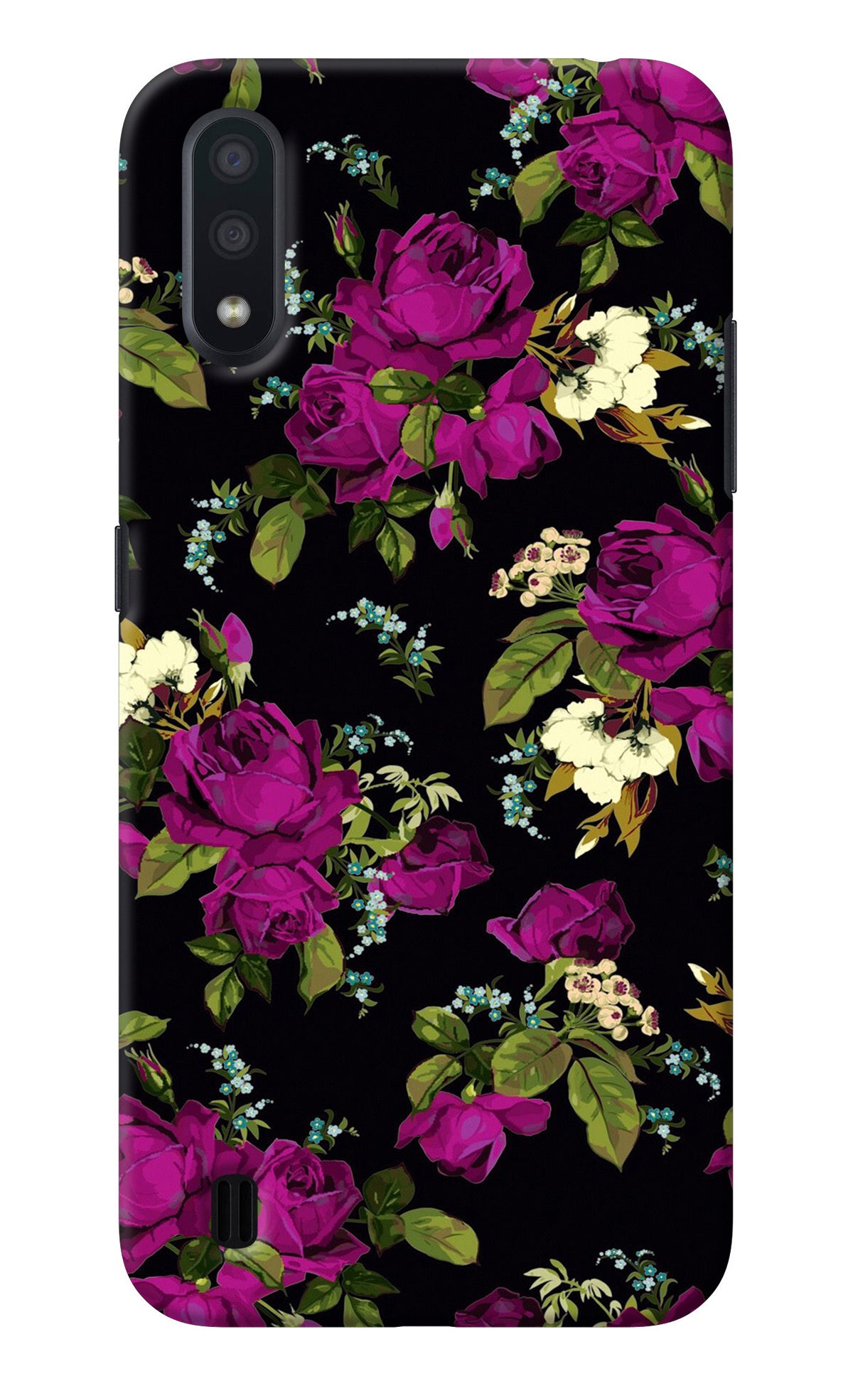 Flowers Samsung M01 Back Cover