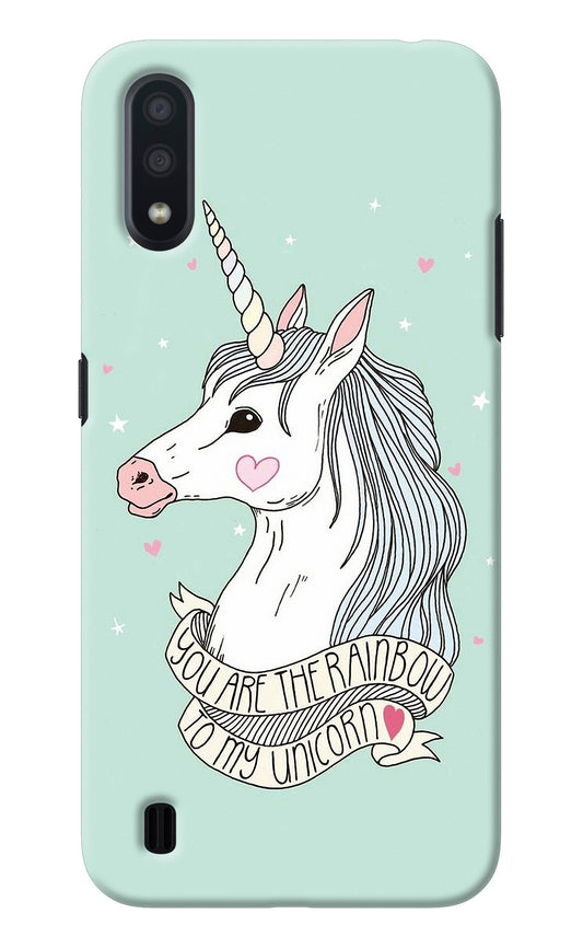 Unicorn Wallpaper Samsung M01 Back Cover