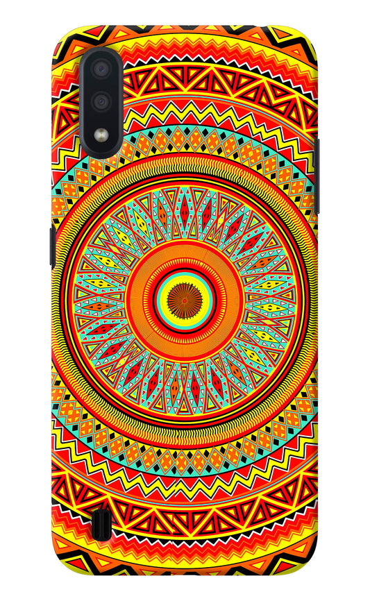 Mandala Pattern Samsung M01 Back Cover