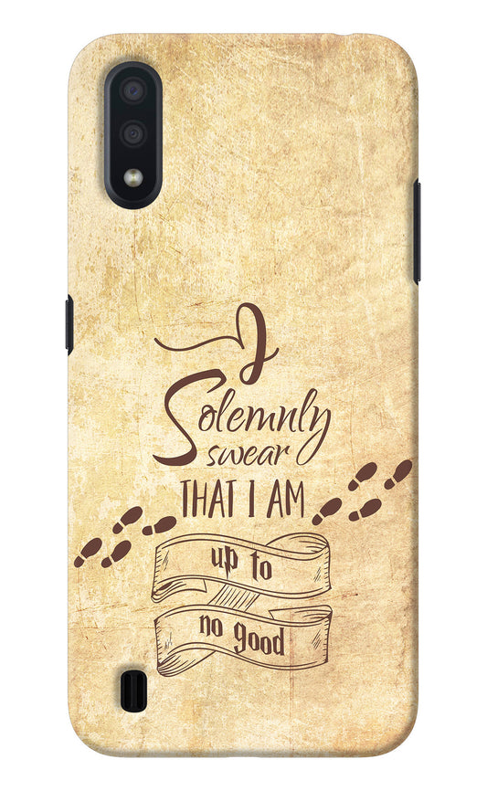 I Solemnly swear that i up to no good Samsung M01 Back Cover