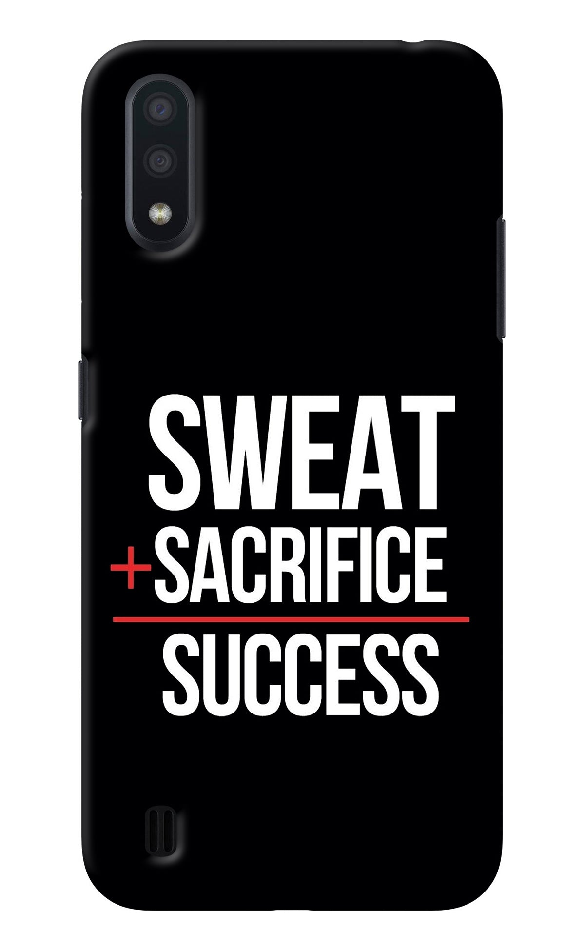 Sweat Sacrifice Success Samsung M01 Back Cover